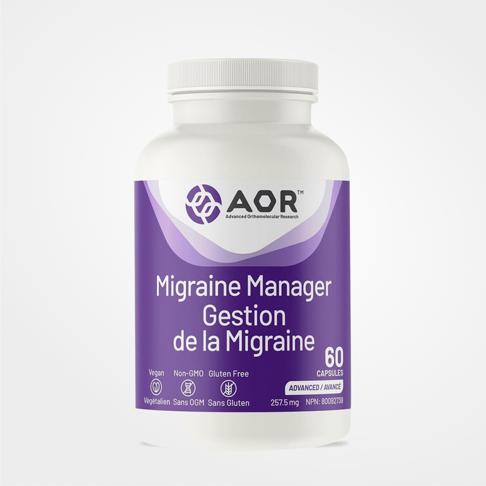 AOR - Migraine Manager - 60 Caps