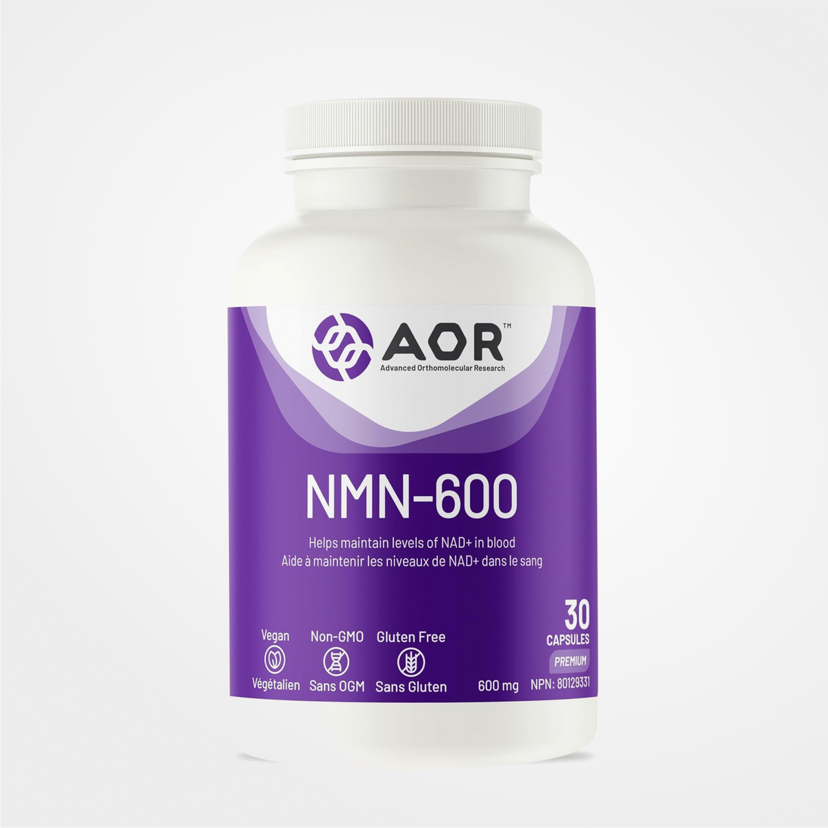 AOR - NMN-600 - 30 Caps