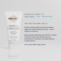 Alumier Sheer Hydration Broad Spectrum SPF 40 (Untinted)