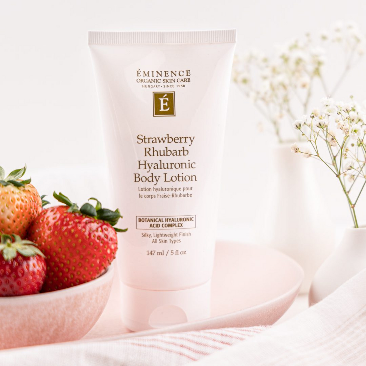 Eminence Strawberry Rhubarb Hyaluronic Body Lotion