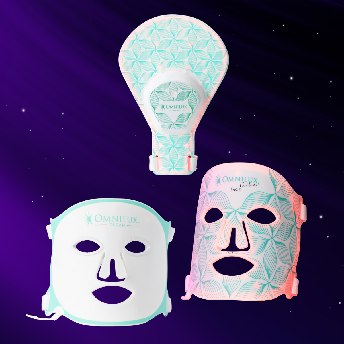 Omnilux Face Contour + Clear + Contour Glove