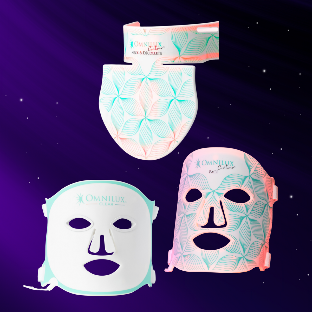 Omnilux Face Contour + Clear + Neck & Décolleté