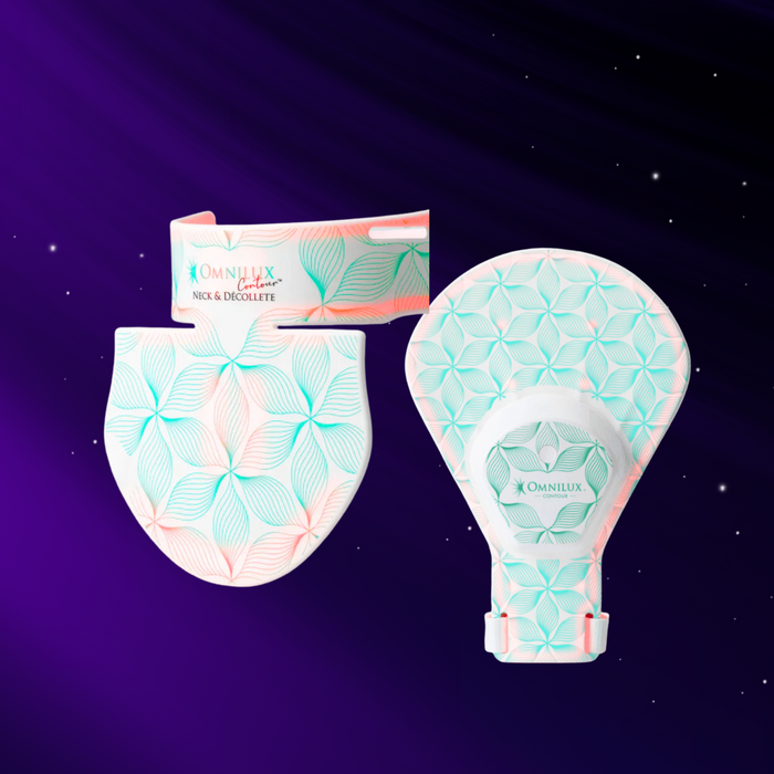 Omnilux Neck & Décolleté + Contour Glove Bundle