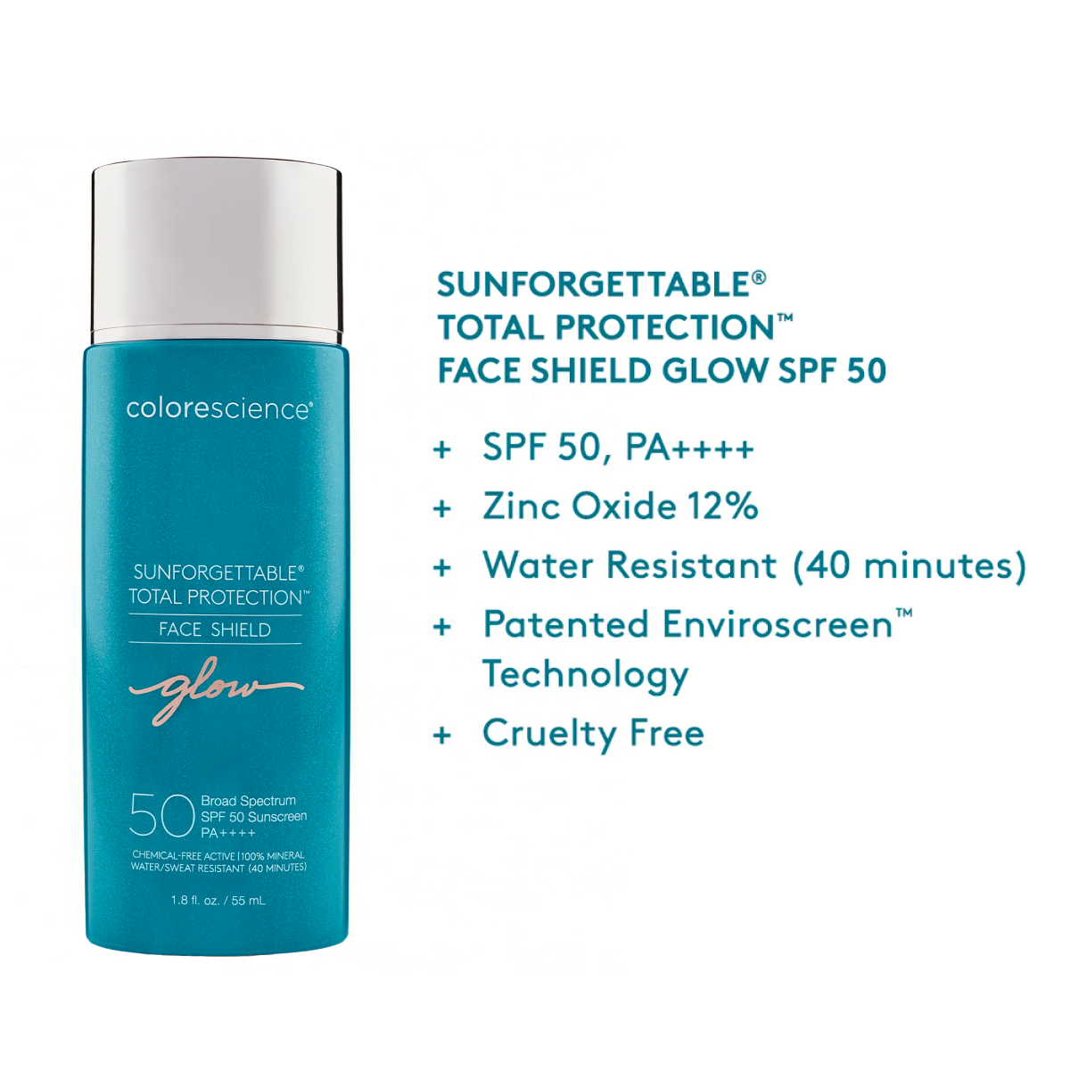 Colorescience Sunforgettable Total Protection Face Shield Glow SPF 50
