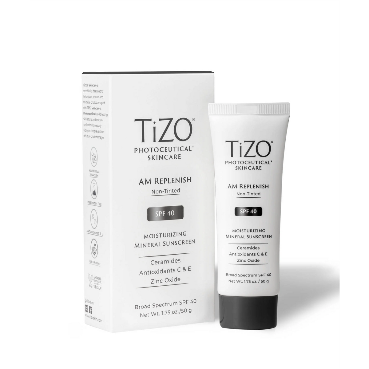 TiZO® AM Replenish SPF 40 Non-Tinted