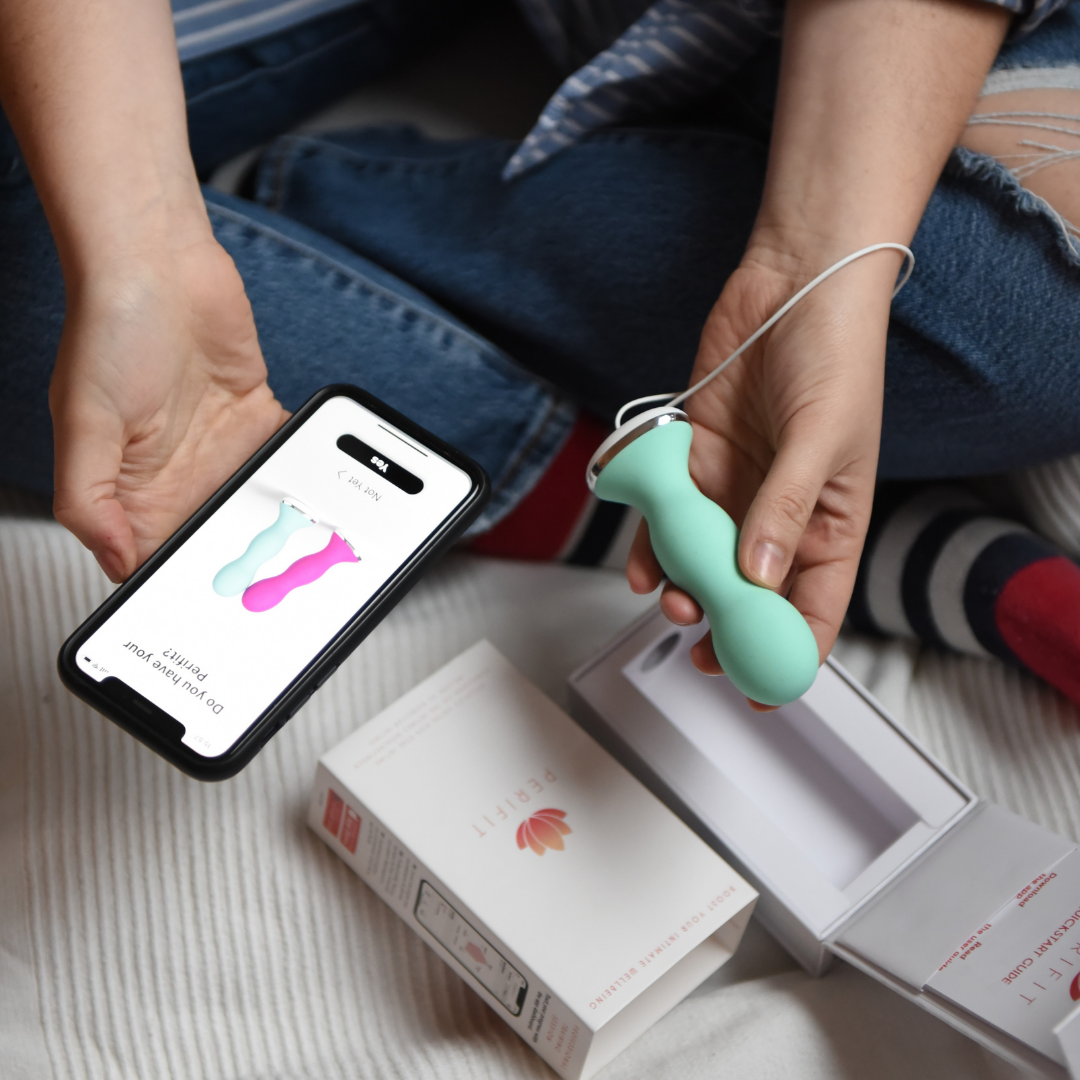 PERIFIT - Kegel exerciser - Pelvic floor coach with app: Pink